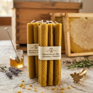 Velas de miel largas