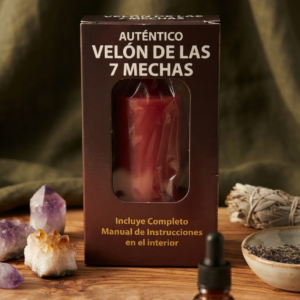 VELÓN DE LAS 7 MECHAS ROJAS